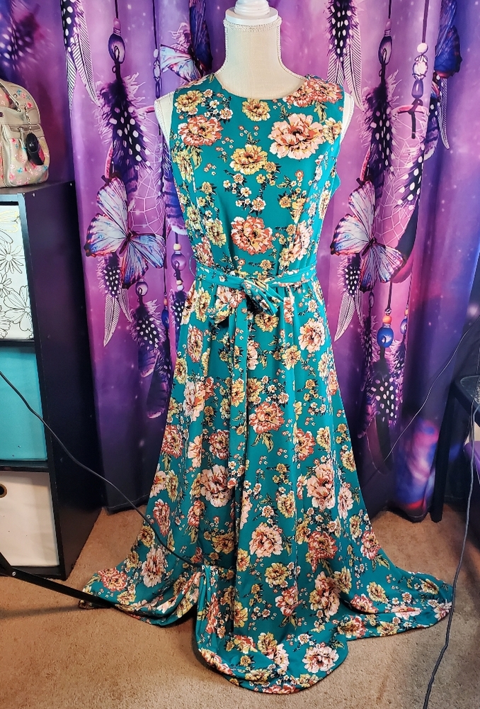 Beautiful long flower dress